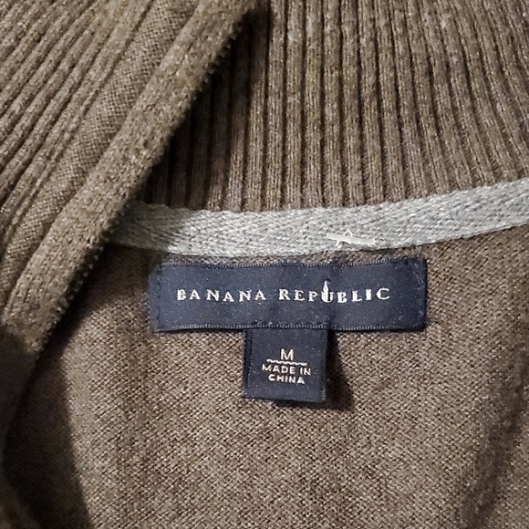 Banana Republic Men's Zip-Up Sweater - Picture 2 of 4